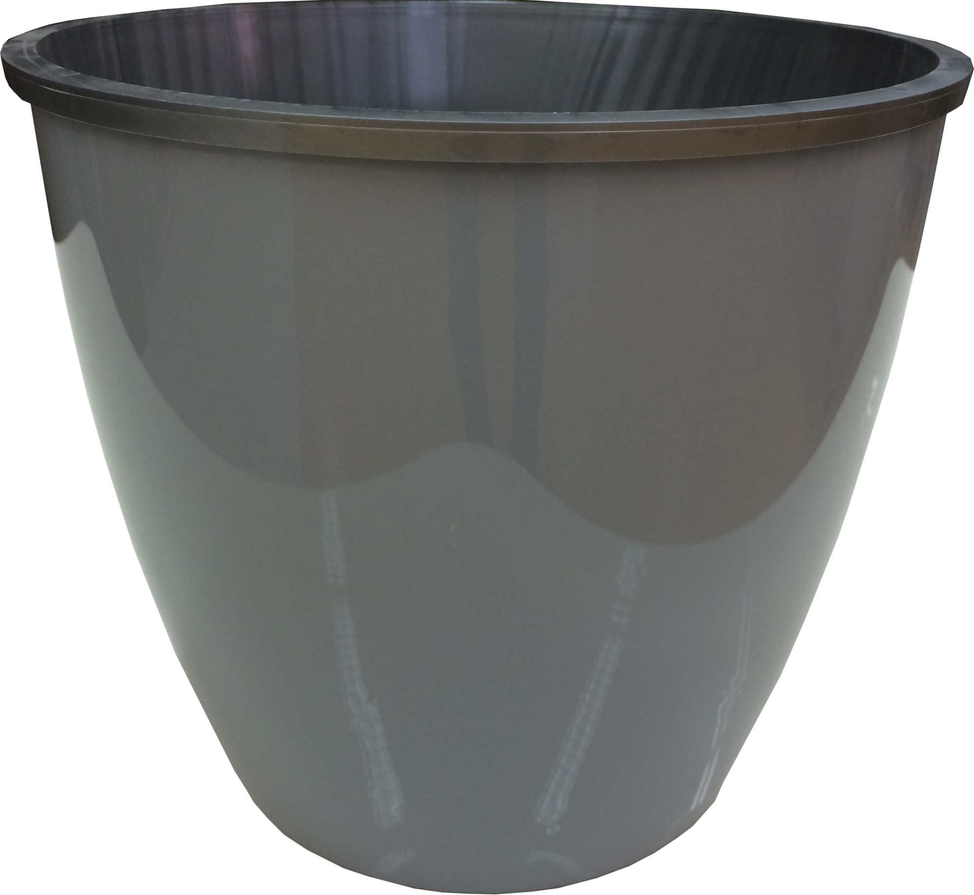 120-7 Горшок д. цветов Les Couleurs_6,5л(3,8л) Серый Цветочная коллекция 