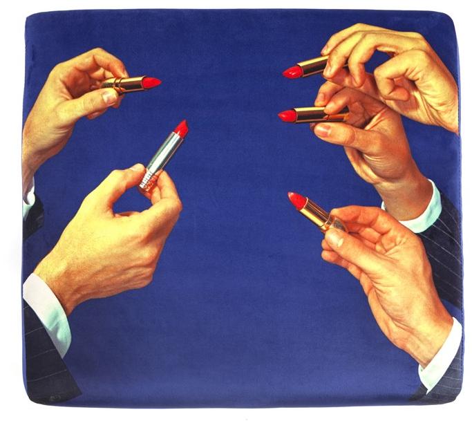 Seletti Мягкая подножка из ткани Seletti wears toiletpaper 16104 - Вид №1