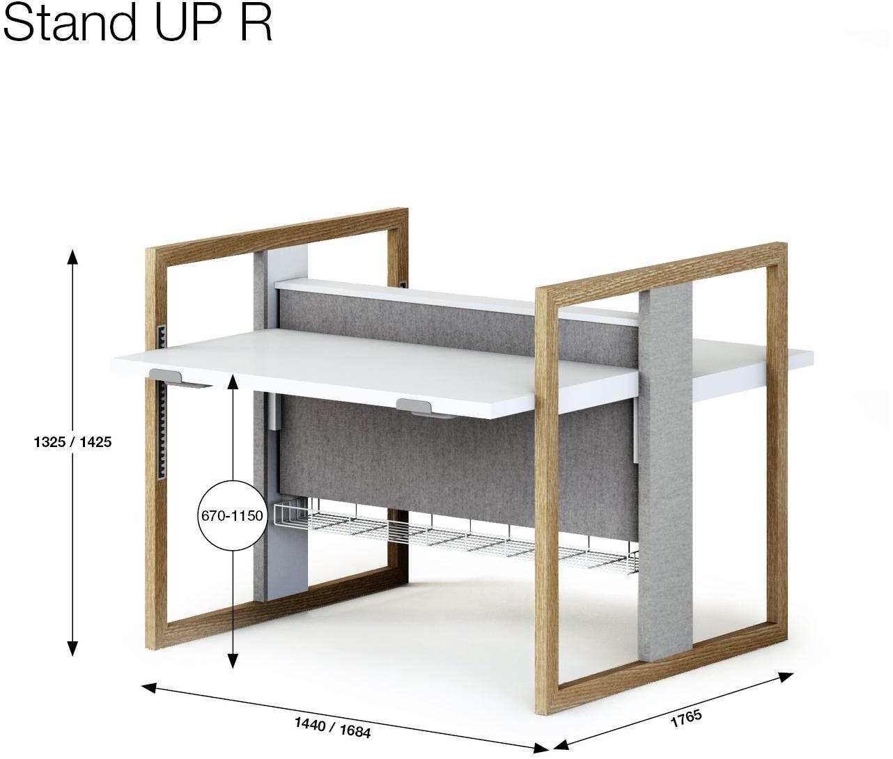Mikomax Smart Office Регулируемое по высоте рабочее место со звукопоглощающими перегородками Stand up sun-id-1414479 - Вид №8