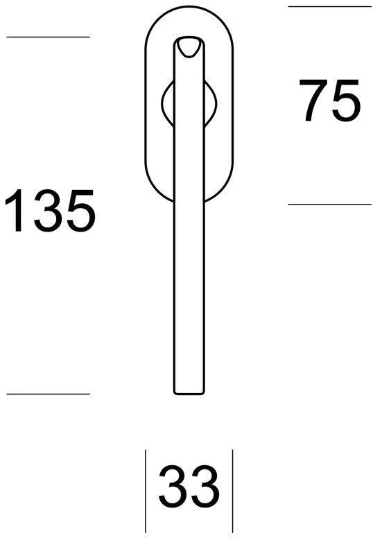 Ento Оконная ручка из латуни dk Wing 6193 - Вид №1