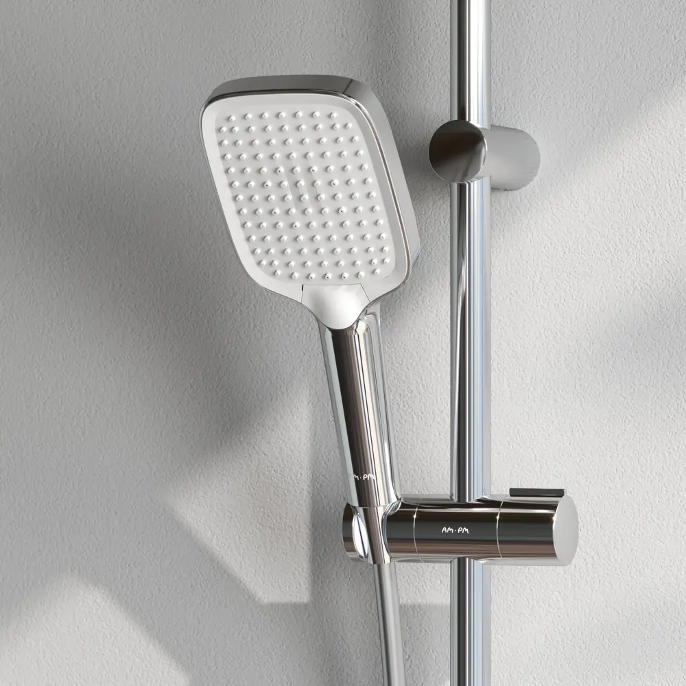 Душевая система AM.PM Flash — стильный душ с верхней лейкой 89346516 STLM-0986473 - Вид №9