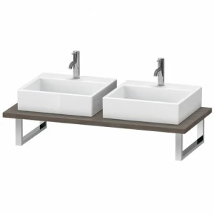 BR105C05151 Brioso Консоль для накладной и встраиваемой сверху раковины компакт Сосна коричневая, декор