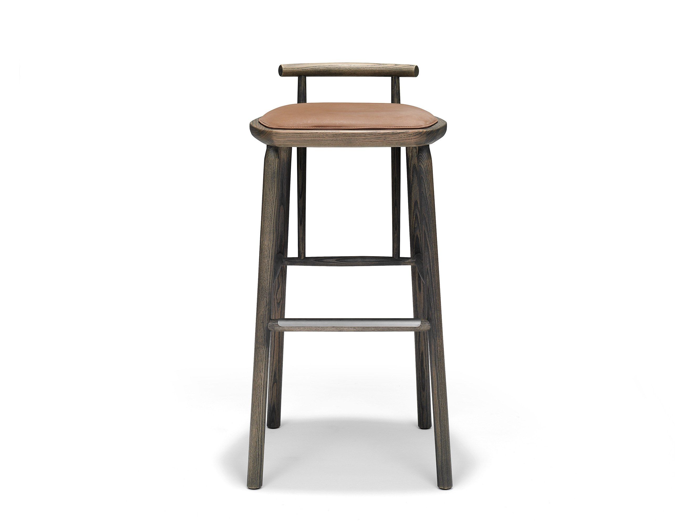 Деревянный барный стул с мягким сиденьем Linteloo Oiseau ARCH-00050518 - Вид №1