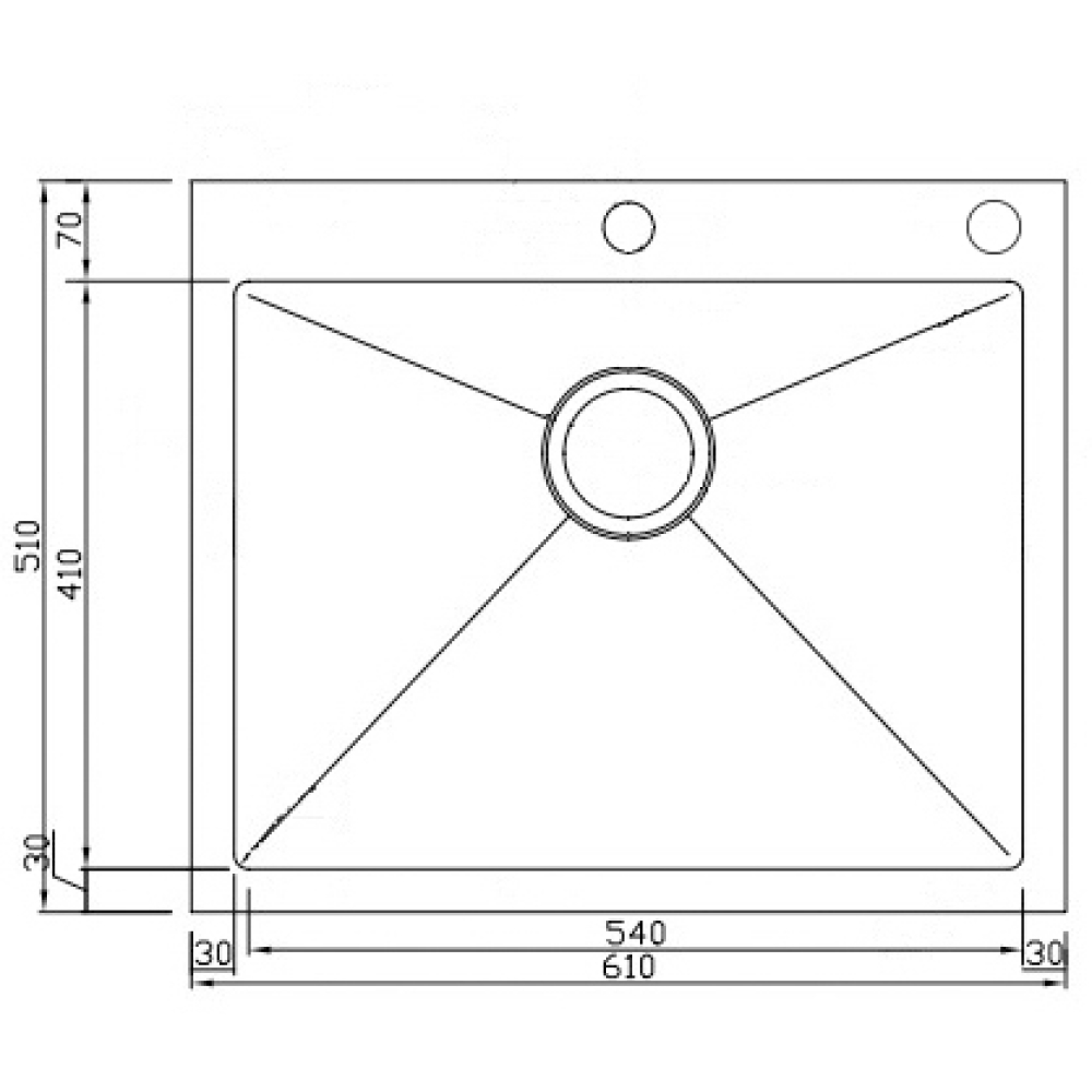 Кухонные мойки Eco Marino SMB-6151S.B SEAMAN  - Вид №1