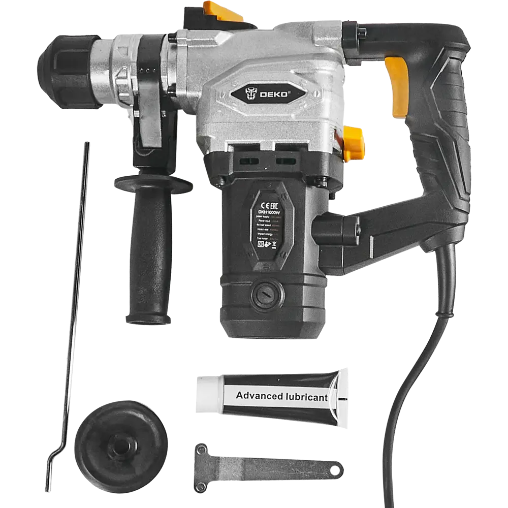 Перфоратор сетевой SDS-plus Deko DKH1000W, 1000 Вт, 4.1 Дж 88035741 STLM-2123953  - Вид №6
