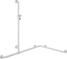 801.34.1062 Карниз с потолочным подвесом и занавеской для душа HEWI Serie 477/801  - Вид №11