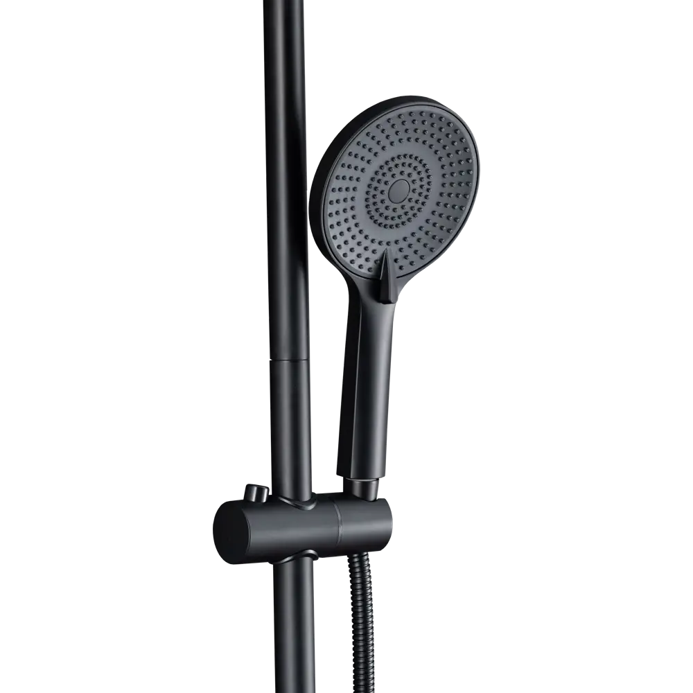 Душевая система FRAP Arne с термостатом - черный хром 89370460 STLM-1390681 - Вид №4