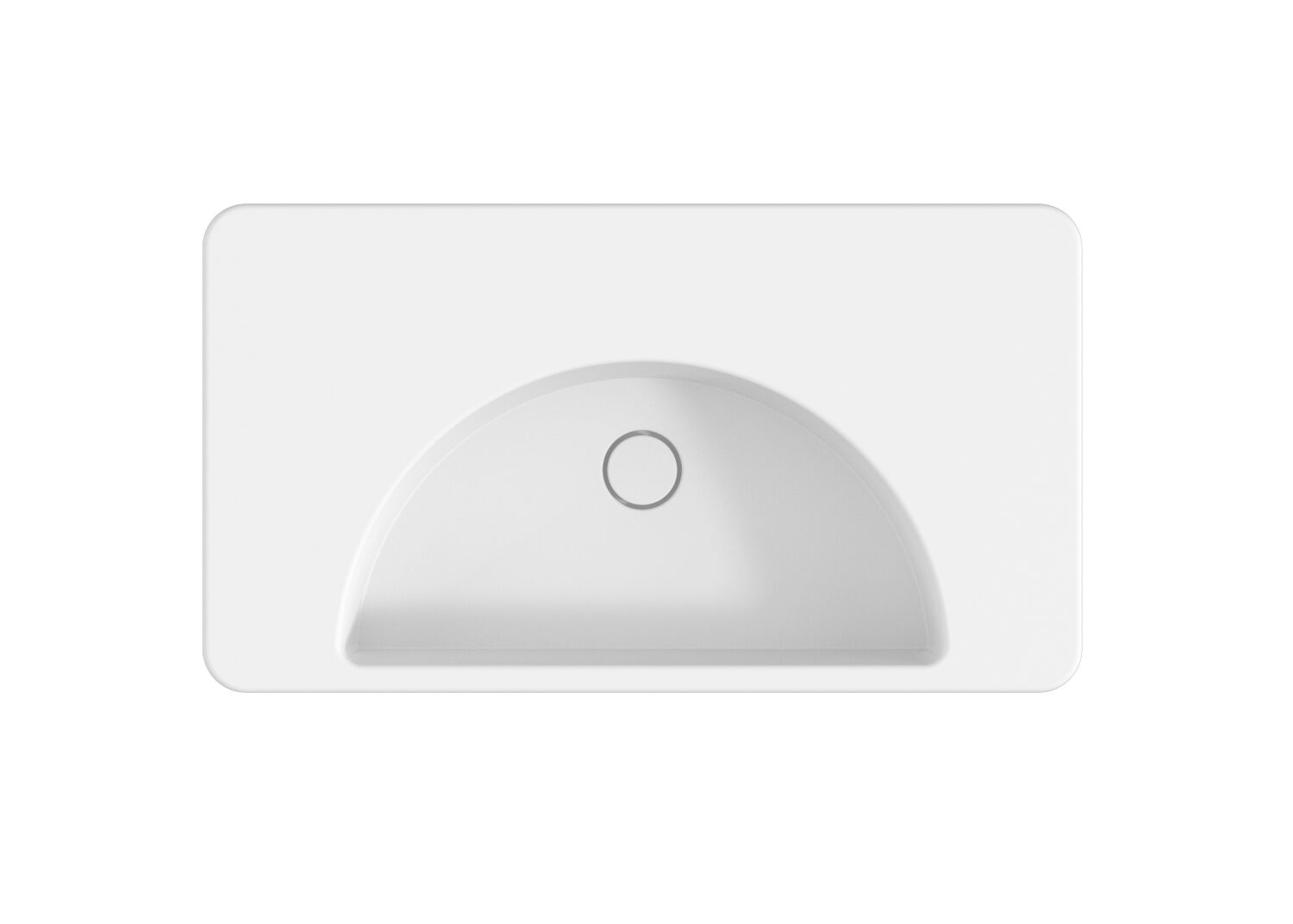 Керамический одиночный умывальник Alice Ceramica Lunaris ARCH-00034417 - Вид №1