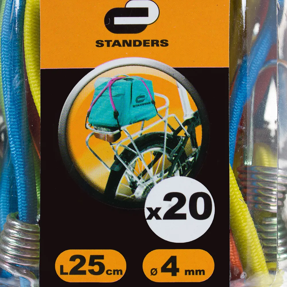 Набор верёвок эластичных Standers, 25x0.4 см, 9 кг, 20 шт. 14396595 STLM-2174850  - Вид №4