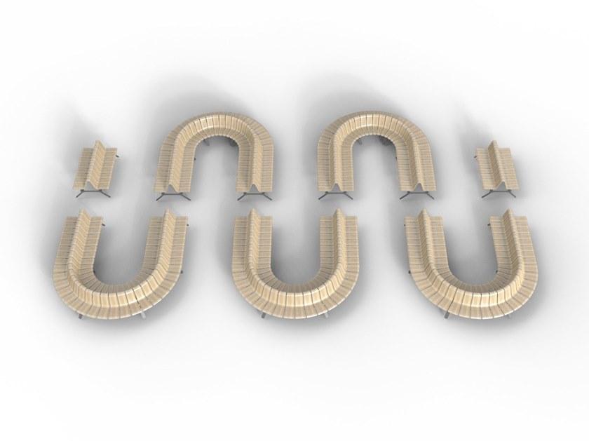 Green Furniture Concept Модульная скамья из фанеры Ascent sun-id-1423042 - Вид №4