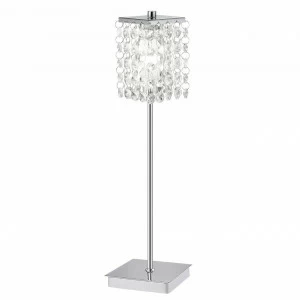 Настольная лампа дизайнерская Cant 85333 EGLO ИНТЕРЬЕРНЫЕ 080023 Прозрачный;серебро