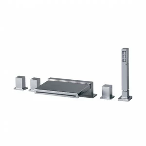 Смеситель для ванны на 5 отверстий ½“, монтаж на борт ванны JOERGER Acubo