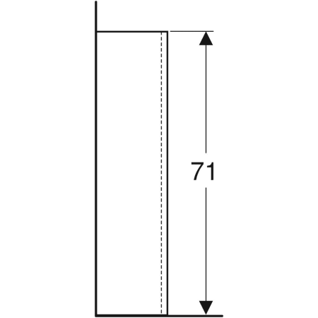 500.915.00.1 Напольный пьедестал Geberit Renova Geberit  - Вид №4