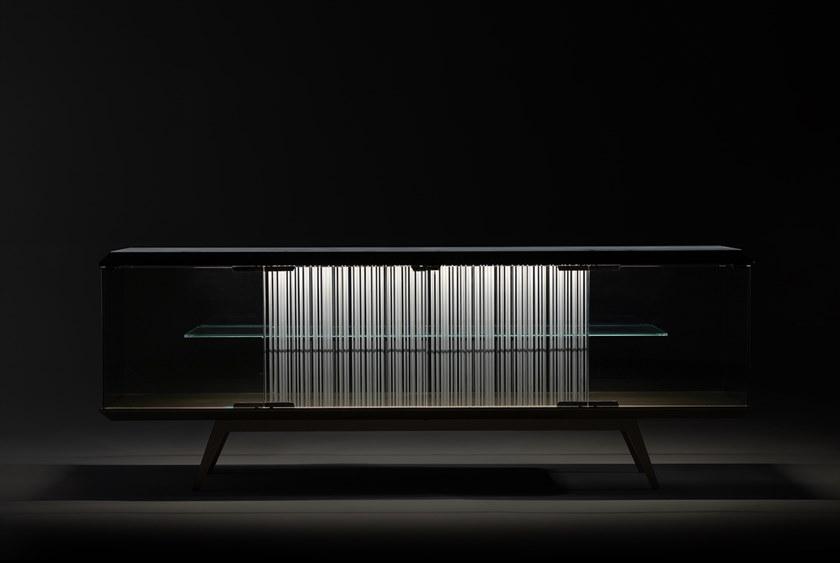 Reflex Буфет стеклянный с распашными дверцами и встроенным освещением London sun-id-1466296 - Вид №1