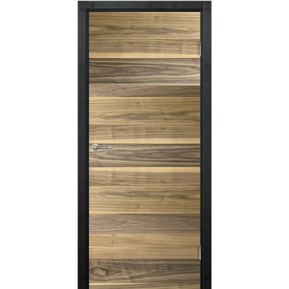 Дверь межкомнатная глухая Loft 70x200 см шпон цвет американский орех с замком и петлями 85325428 STLM-2120378 МАРИО РИОЛИ 