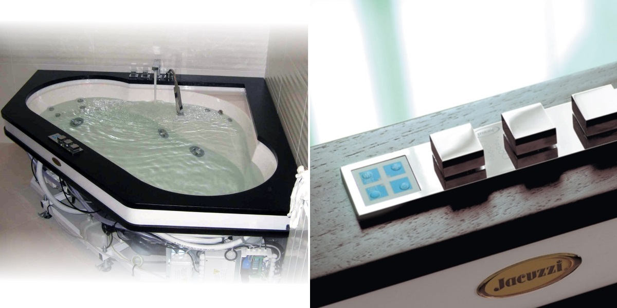 Ванна встроенная с гидромассажем "BASE" Aura Corner 160 9H43-491 Jacuzzi 9H43491 - Вид №2