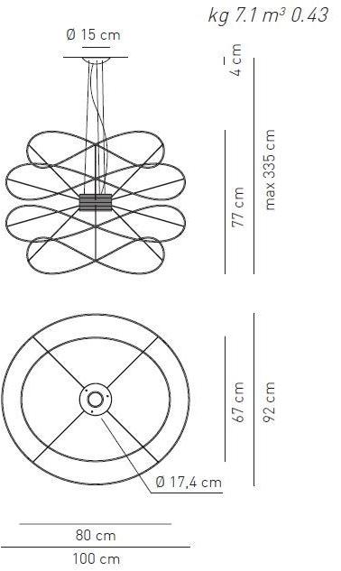 AXOLIGHT Светодиодная подвесная лампа Hoops sun-id-1392973 - Вид №5
