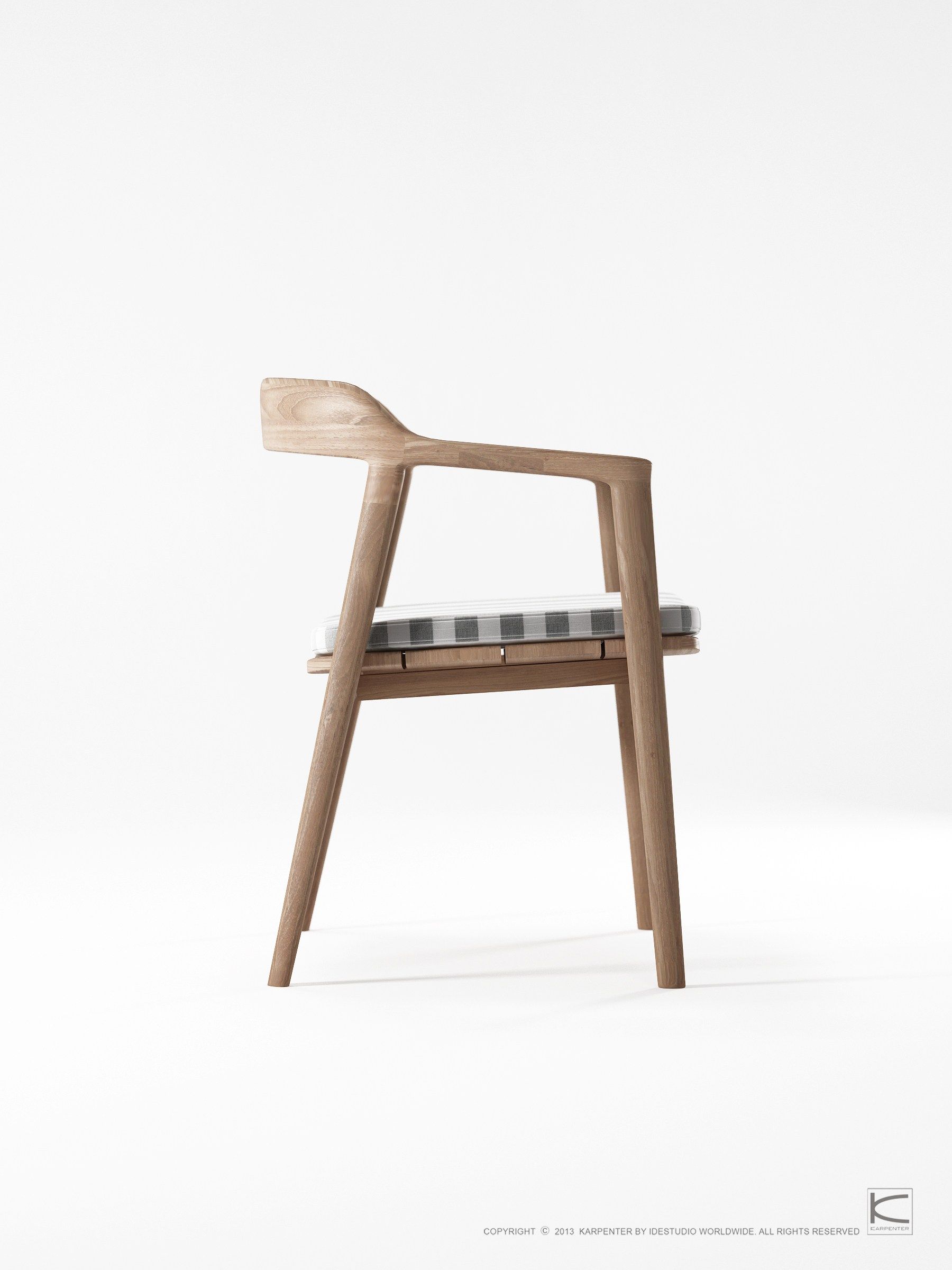 Стул из тикового дерева с подлокотниками KARPENTER Grasshopper Outdoor ARCH-00022537 - Вид №29