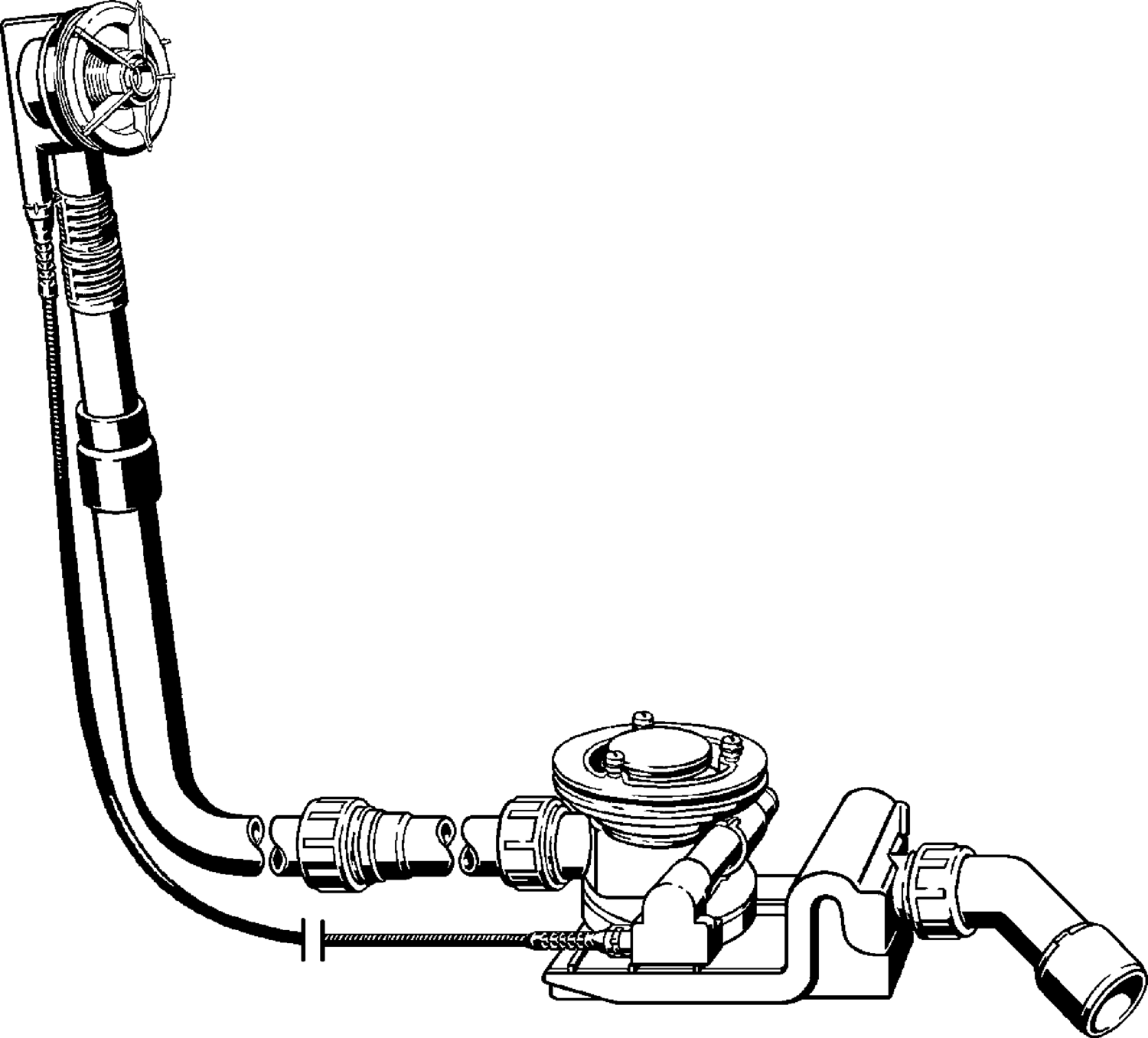 Канализационная арматура  Сифоны для ванн и душевых поддонов  Сифоны для ванн  Не содержит/в комплект не входит: VIEGA 574 956 Модель 6142.33 Santreyd  - Вид №1