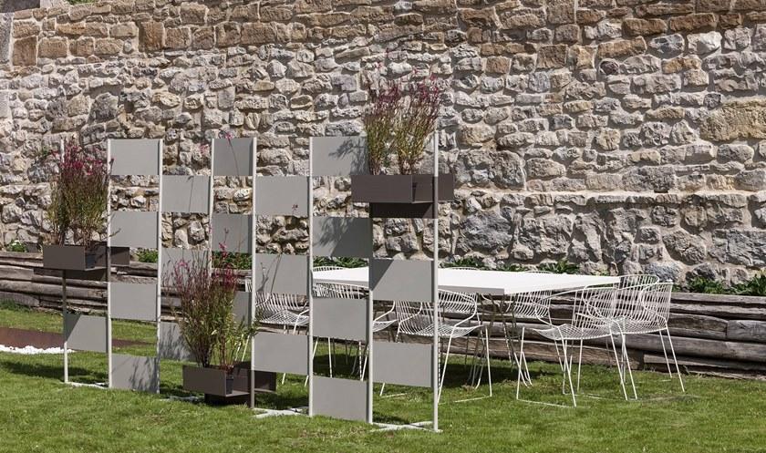 iSimar Низкий прямоугольный горшок из оцинкованной стали Esther & tonin Isi 7215  - Вид №4