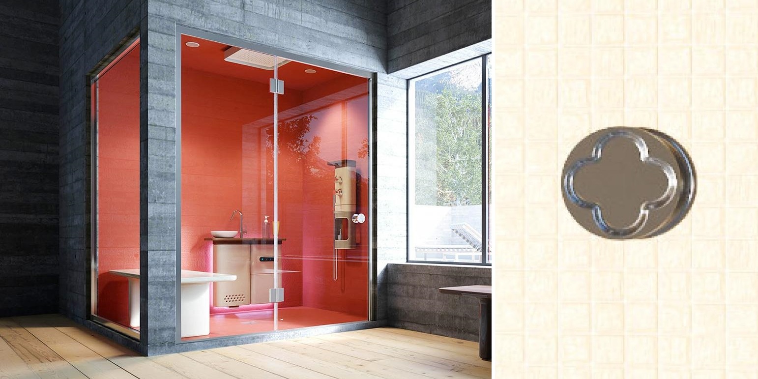 Дверь для хамама Ananda 25 Glass1989 Двери и окна для хамама Ananda GCF0006T50R - Вид №1