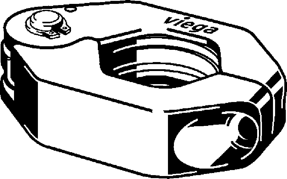 472 702 1) Модель 2296.1 Трубопроводные системы  Системные пресс-инструменты  Системные пресс-кольца, системные пресс-цепи  Металлические пресс-системы Santreyd  - Вид №1