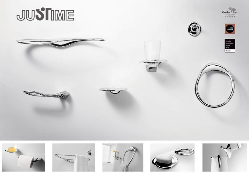 JUSTIME Держатель туалетной бумаги из хромированной латуни Ether 6781-40-80cp - Вид №2