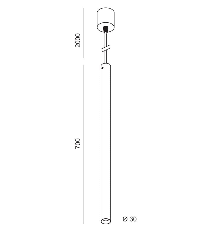 Экструдированный алюминиевый подвесной светильник с регулируемой яркостью Lucifero's I-Pipedi ARCH-00135559 - Вид №5
