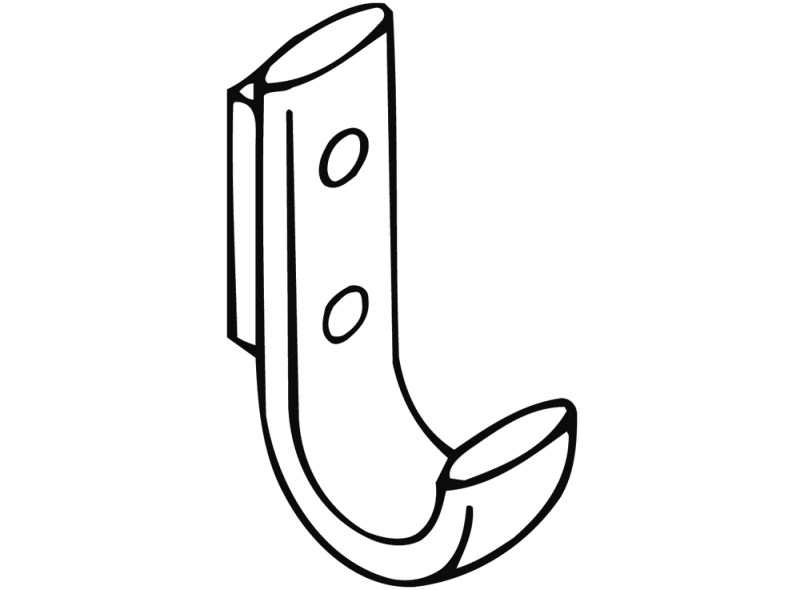 477.90.060 крючок для одежды HEWI System 111 | Polyamid  - Вид №20