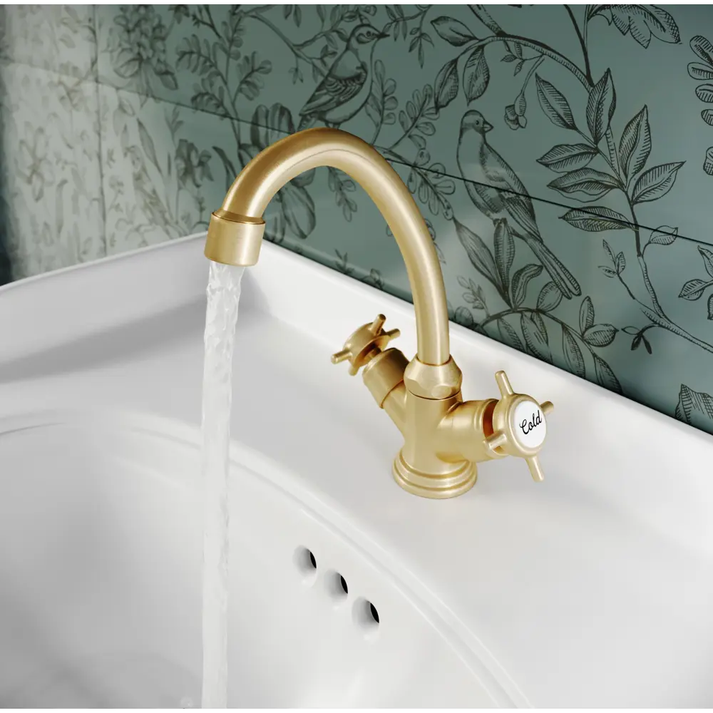 Смеситель Sensea Mauna для раковины с экономичным аэратором в золотом исполнении 84507598 STLM-0974608 - Вид №5