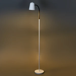 Торшер Camelion KD-434F C01 в стиле минимализм с бежево-черным дизайном 89387938