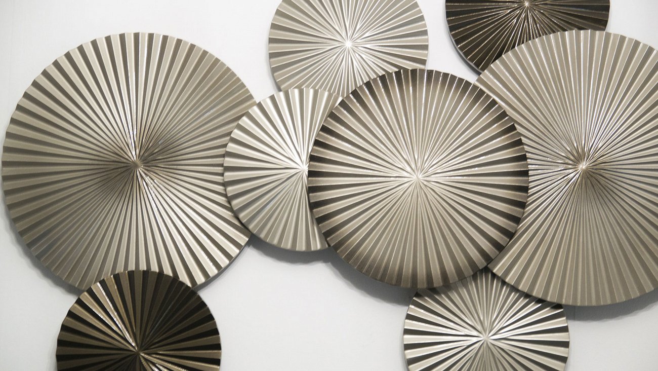 Панно декоративное настенное из дерева 90х160 см шампань c темно-коричневым Brown Champage EVENHOME  00-3878811 Бежевый;коричневый  - Вид №2