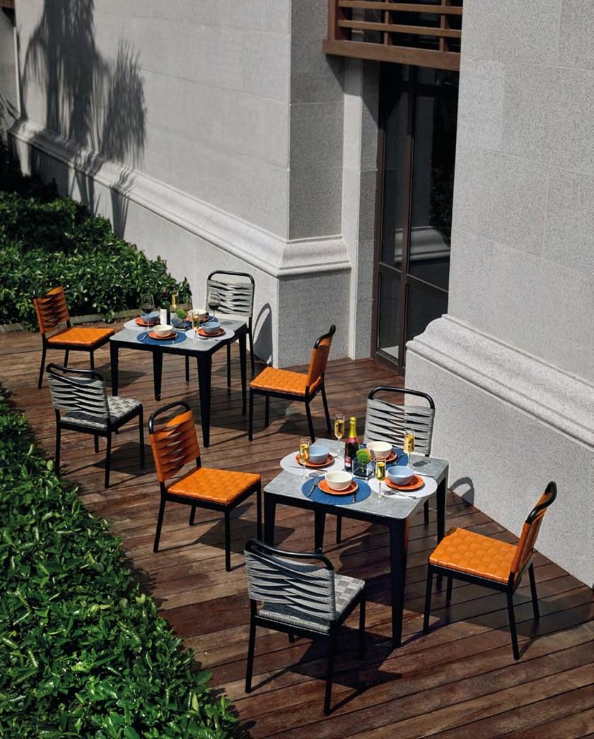 MOBIKA GARDEN Алюминиевый садовый стул с открытой спинкой Pumpkin sun-id-1379826 - Вид №3