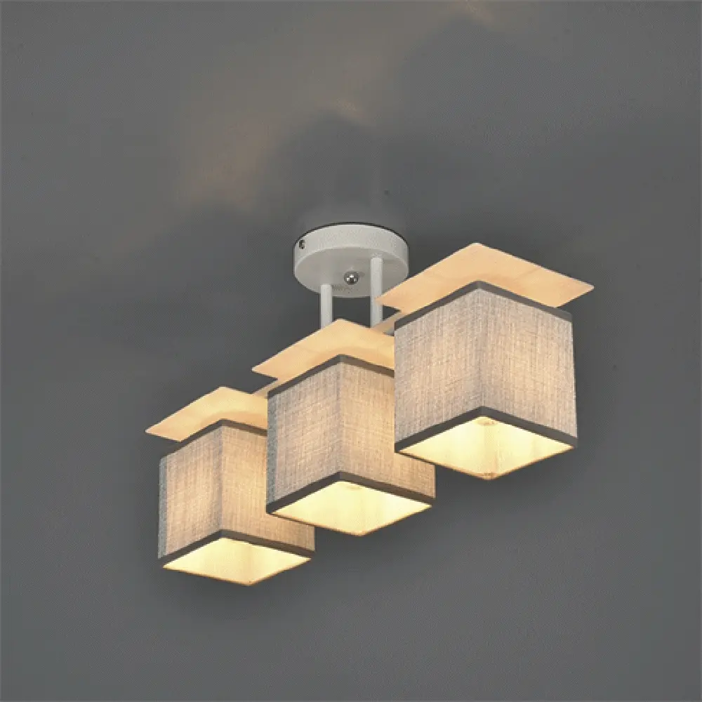 Потолочная люстра Escada Grey с тремя плафонами в современном стиле 89195506 STLM-0079709 - Вид №2