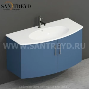 MDMA10Y083 Тумба с двумя створками 98 см синяя Globo 4ALL Италия