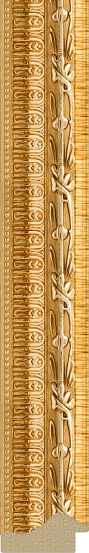 BY 1083 Зеркало в багетной раме - сусальное золото 47 mm EVOFORM Definite - Вид №2