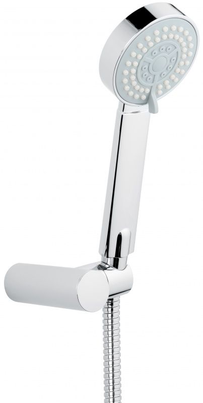 143CR Ручной душ 143: лейка, шланг, крепеж, цвет хром EMMEVI 