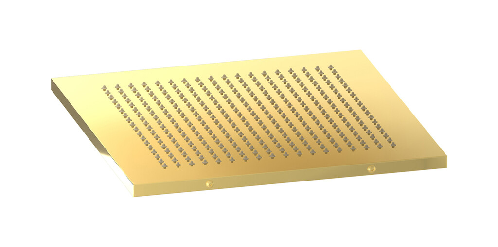 Полувстраиваемая душевая лейка с дождевой струей WE ARE IB av320oo Gold Aqua