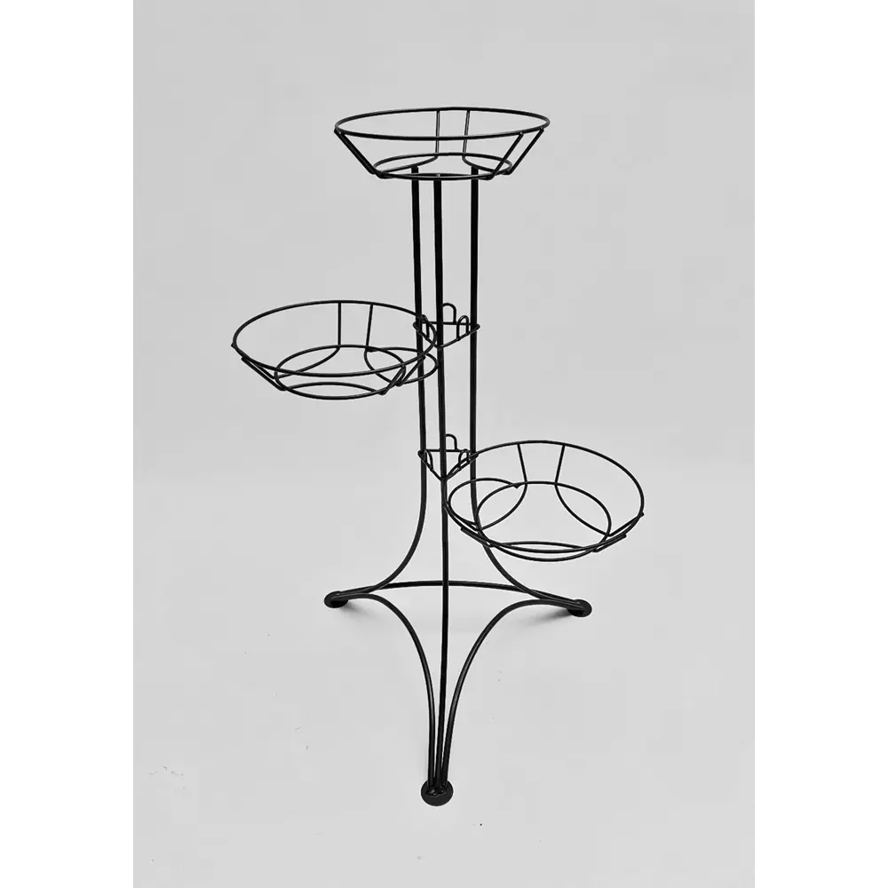 Santreyd Ирис-3 — кованая подставка для цветов с тремя ярусами 89210053 STLM-1351076