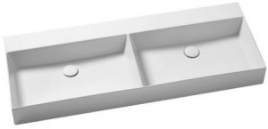 ELLP12245DQ0 Подвесная раковина настенная прямоугольная Azzurra Ceramica Elegance белая