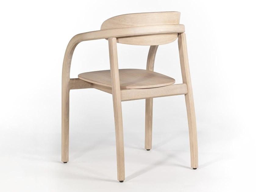 Wildspirit Стул деревянный с подлокотниками с открытой спинкой Arch sun-id-1510025 - Вид №5