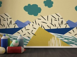 Baboon Моющиеся обои для детей Pattern