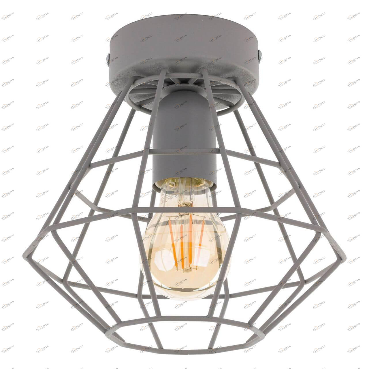 Потолочный светильник TK Lighting 2293 Diamond TK LIGHTING DIAMOND GRAY 196502 Серый 