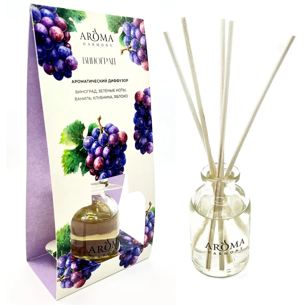 Ароматический диффузор Aroma Harmony Виноград 30 мл 89387516 STLM-2115194  - Вид №1