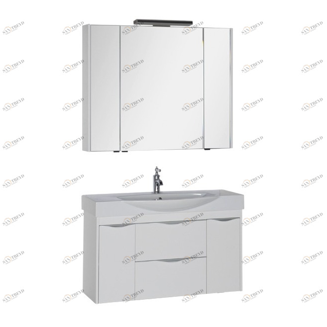 Комплект мебели Aquanet Франка 105 белый 00183188