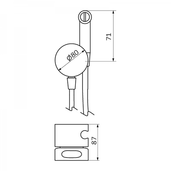 90907003 PREMIUM Инокс Intimixer Смеситель фиктивная Нержавеющая сталь GRB MIXERS  - Вид №1