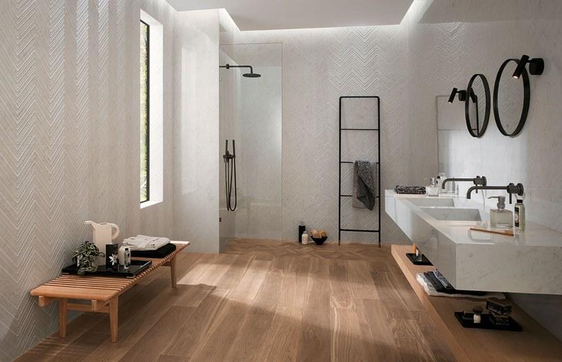 FAP ceramiche Объемная белая плитка для стен Roma classic sun-id-1492383 - Вид №3