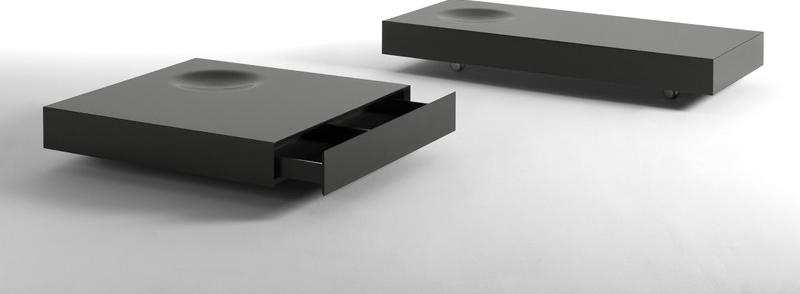 Kendo Mobiliario Квадратный лакированный журнальный столик на колесиках sun-id-1381374 - Вид №4