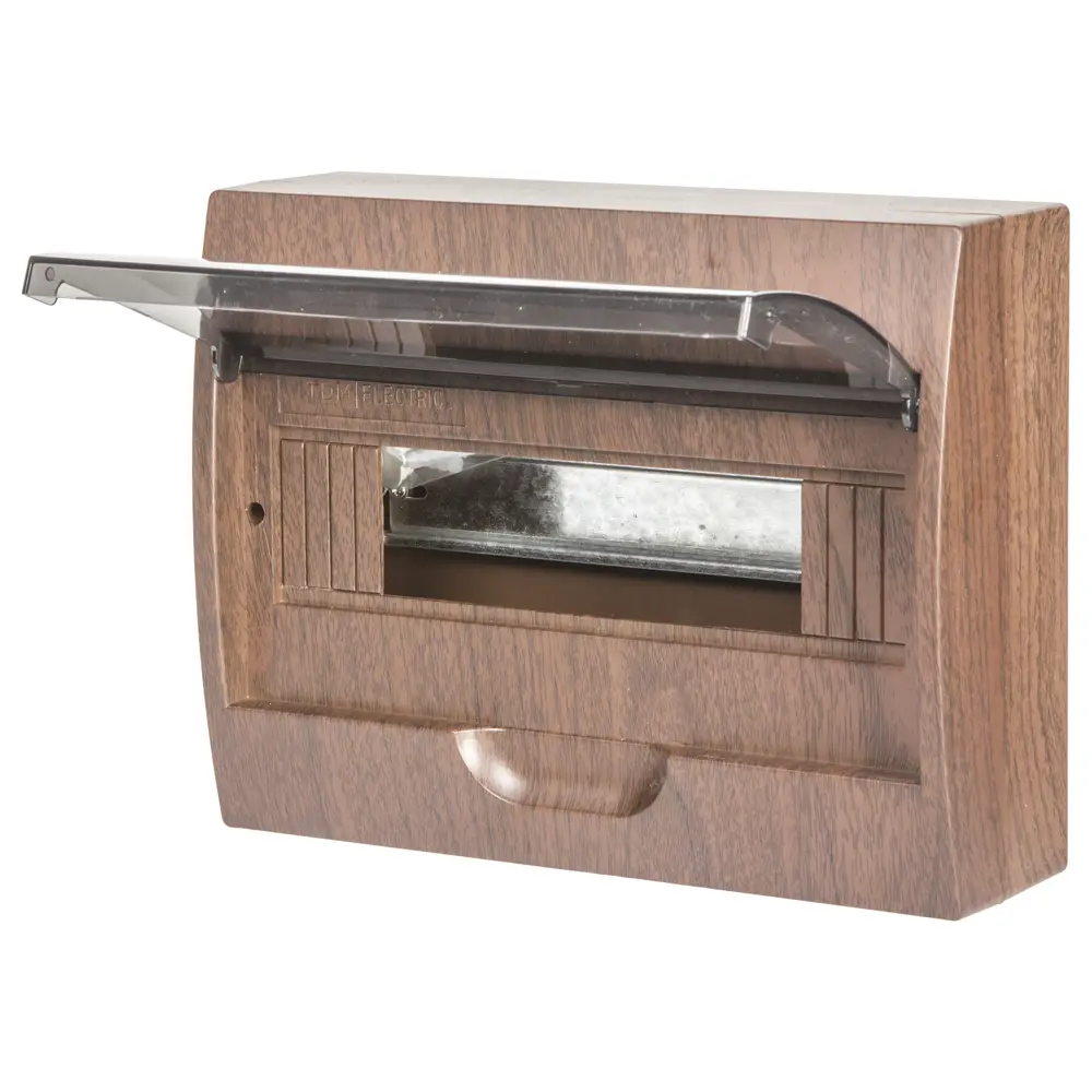 TDM Electric ЩРН-П-12: Навесной щиток на 12 модулей в цвете бук 15619447 STLM-0006140 - Вид №1