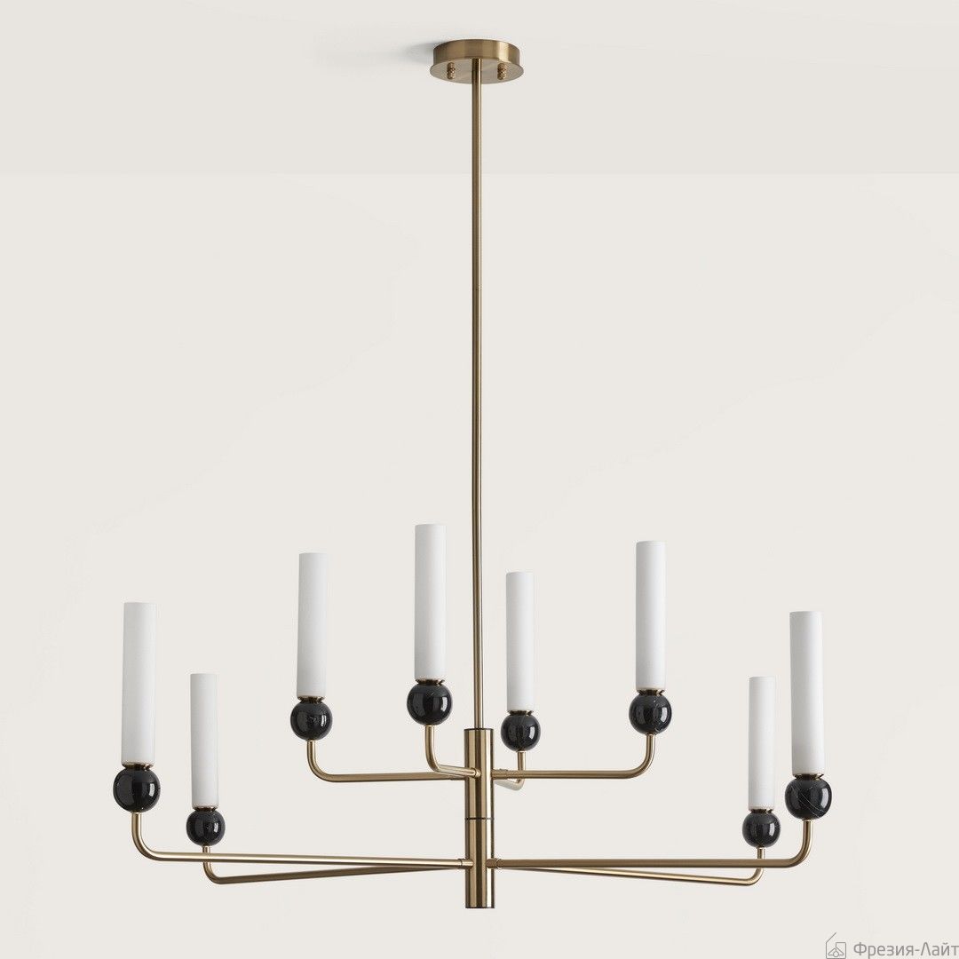 Aromas C1224/8 Old Gold/Black люстра подвесная золото/черная 121519